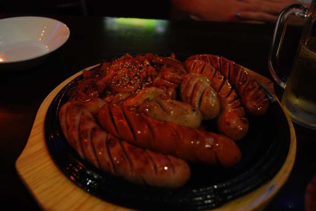 Amazing Kimchi Sausage Platter!