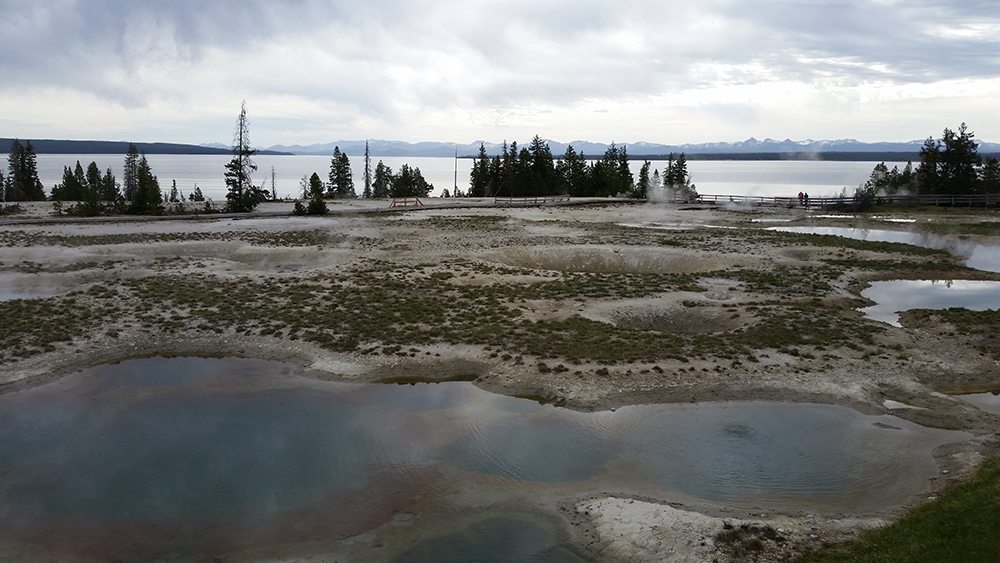 yellowstone national park west thumb basin