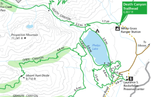 phelps lake loop devils canyon trail map